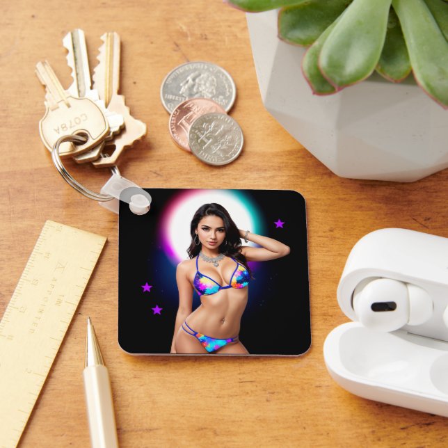 Out of this World Swimsuit Model Keychain (Desk)