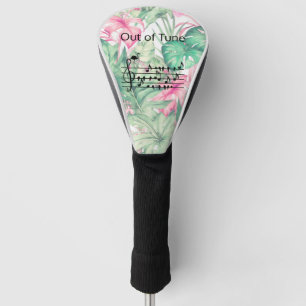 Out of Tune Flamingo joining songbirds Golf Head Cover