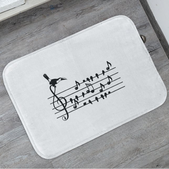 Out of Tune, toucan   Bath Mat (Creator Uploaded)