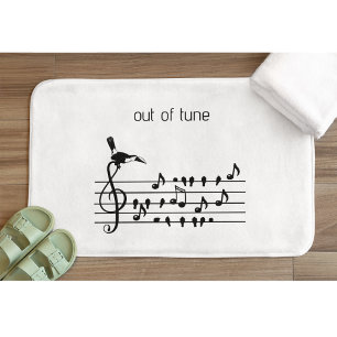 Out of Tune, toucan Bath Mat