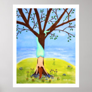 "Out Of Water" Mermaid Large Print