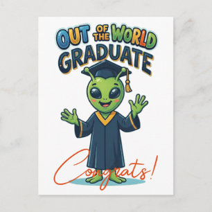 Out Of World Grad Card - Congrats Gift