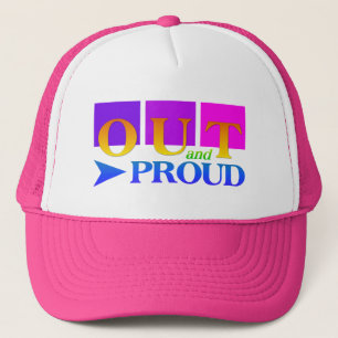 OUT & PROUD hat - choose colour