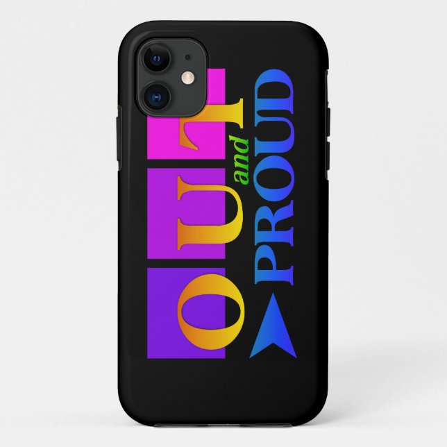 Out & Proud iPhone 5 Case-Mate Case (Back)