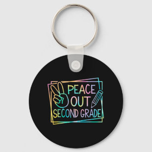 Out Second Grade Last Day Of School Summer Break 1 Keychain