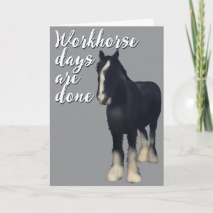 Out to Pasture Retirement Card