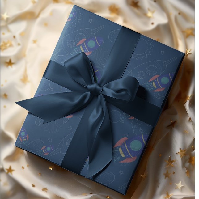 Out to Space theme Wrapping Paper (Creator Uploaded)