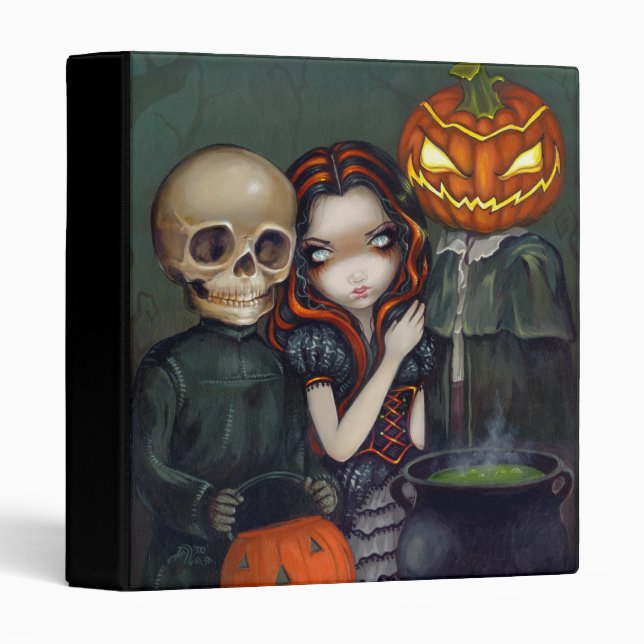 Out Trick-or-Treating BINDER Halloween Gothic (Front/Spine)