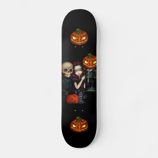 Out Trick-or-Treating - Halloween Skateboard (Front)