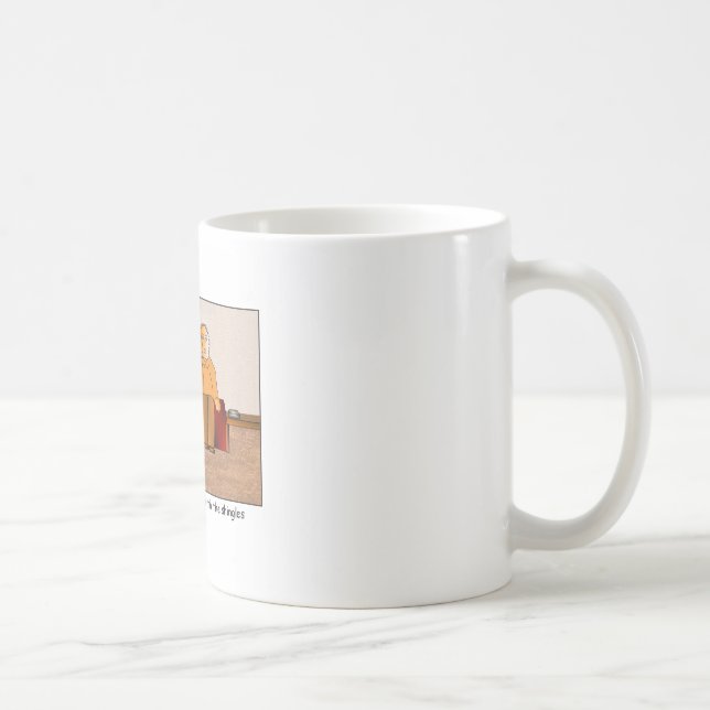 Out with the Shingles Cartoon Mug (Right)