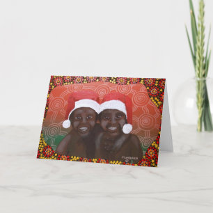 Outback Boys Merry Christmas Holiday Card