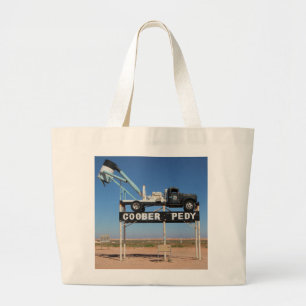 Outback Coober Pedy Customized Souvenir Large Tote Bag