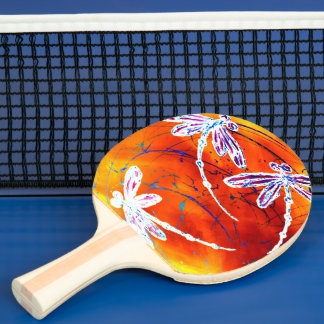 Outback Dragonfly Dance Ping Pong Paddle