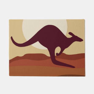 Outback kangaroo doormat