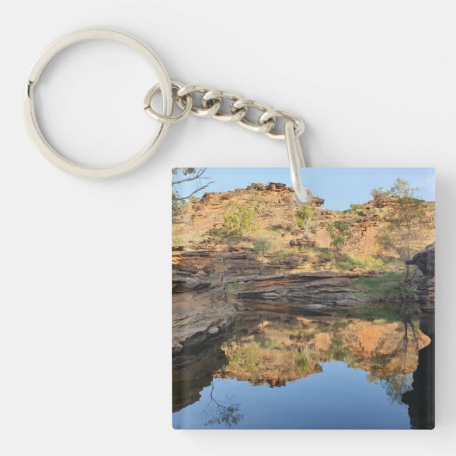 Outback Rock Pool Keychain (Front)