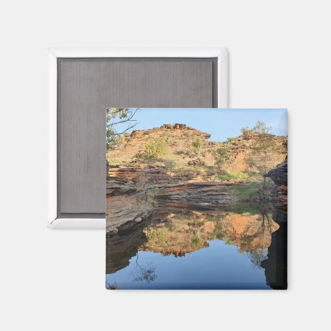 Outback Rock Pool Magnet (Front/Back)