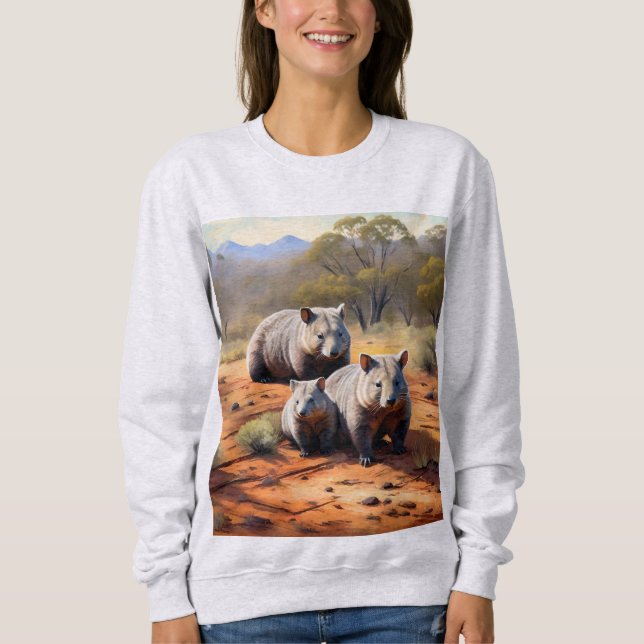 Outback Trio: Wombat Wanderers, Sweatshirt (Front)