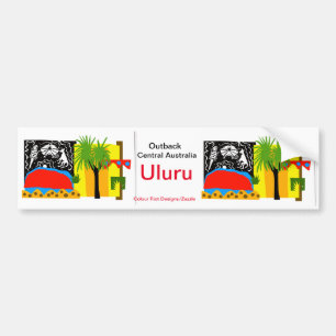 Outback- Uluru - Australian desert -Bumper sticker