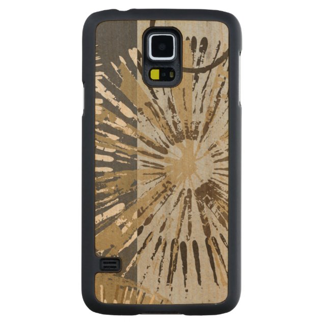 Outburst Tiles III Carved Maple Galaxy S5 Case (Back)