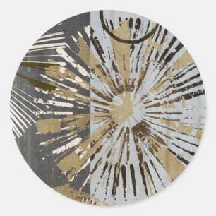 Outburst Tiles III Classic Round Sticker