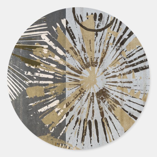 Outburst Tiles III Classic Round Sticker (Front)