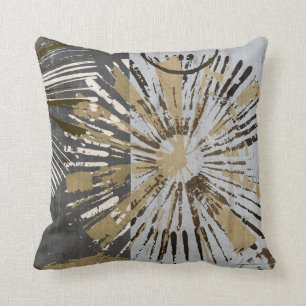 Outburst Tiles III Throw Pillow