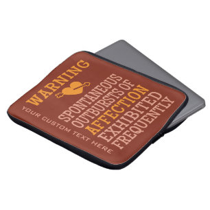 Outbursts of Affection custom laptop sleeves