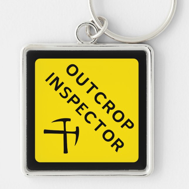 Outcrop Inspector Keychain (Front)