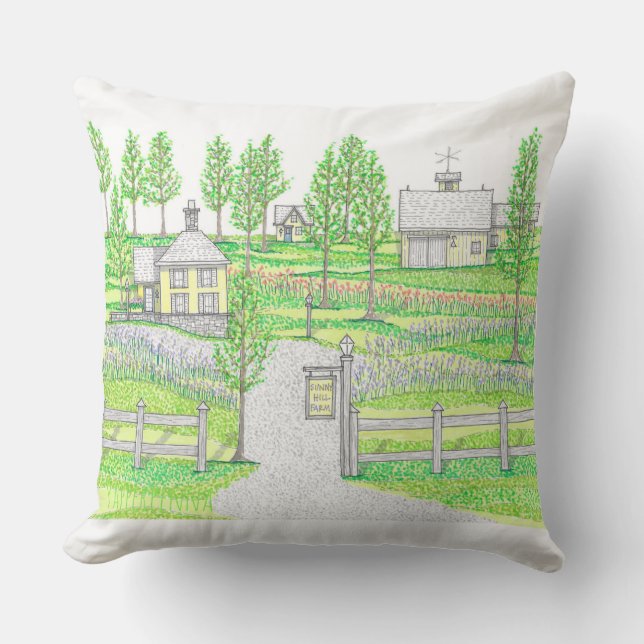 Outdoor 20x20 Farm Pillow (Front)