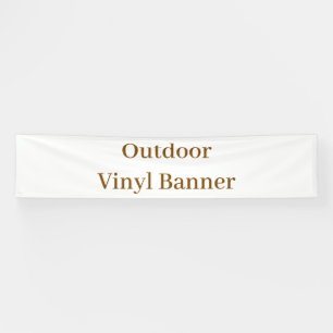 Outdoor 2.5' x 12' Vinyl Banner