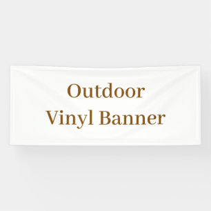 Outdoor 2.5' x 6' Vinyl Banner