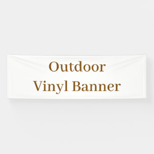 Outdoor 2.5' x 8' Vinyl Banner
