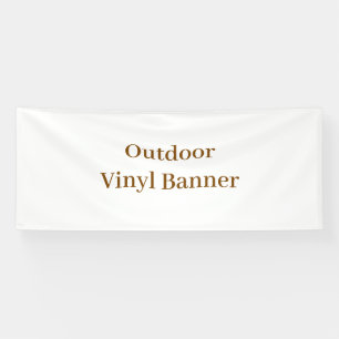 Outdoor 4' x 10' Vinyl Banner