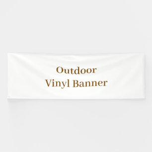 Outdoor 4' x 12' Vinyl Banner