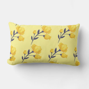 Outdoor Accent Pillow-Tulips  Lumbar Pillow