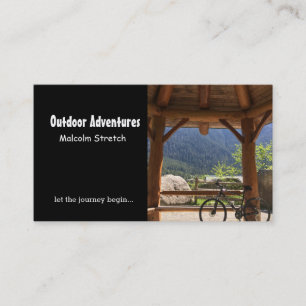 Outdoor Adventure Guide Business Card