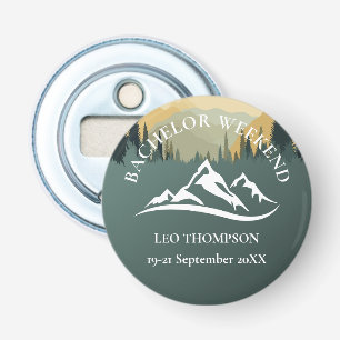 Outdoor Adventure Mountain Bachelor Weekend Bottle Opener