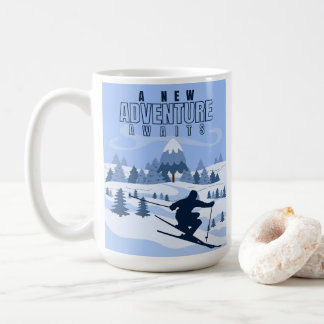 Outdoor Adventure snowboarding Winter  Coffee Mug