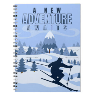  Outdoor Adventure snowboarding Winter  Notebook
