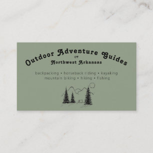 Outdoor Adventure Theme Business Cards
