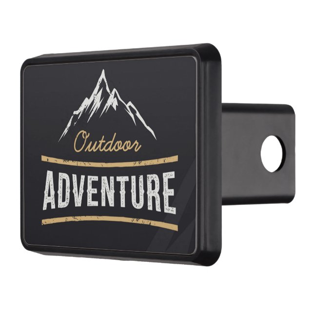 Outdoor Adventure Trailer Hitch Cover (Left)