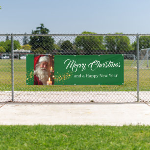 Outdoor Banner Santa Merry Christmas