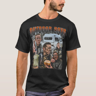 Outdoor Boys Funny Camping And T-Shirt