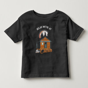 Outdoor Cabin Vacation Hunting Forest Holiday Toddler T-shirt