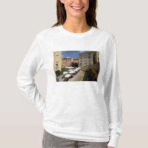 Outdoor café, Place de l'Eveche, Grasse, T-Shirt