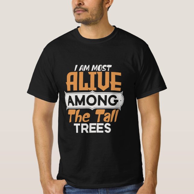 Outdoor Camping Adventure Gift T-Shirt (Front)