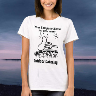 Outdoor Catering Illustration to Personalise T-Shirt
