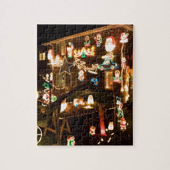 Outdoor Christmas Decorations Jigsaw Puzzle (Vertical)