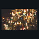 Outdoor Christmas Decorations Sticker<br><div class="desc">Merry Christmas celebration with this item. This design looks good on any product. ⭐PERSONALIZE this template with your artwork. ⭐EDIT it further to make more changes. ⭐TRANSFER this design to any product. Visit all my stores at bit.ly/SandyspiderStores (cut and paste).</div>