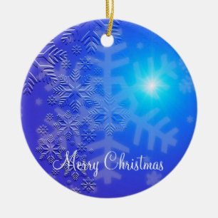 Outdoor Christmas Ornaments With Snowflakes